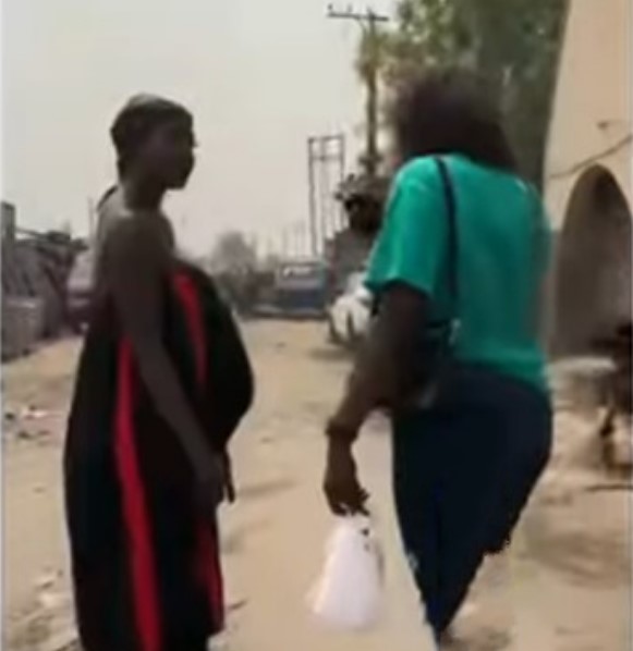 Watch| Prank Goes Wrong As Lady Acting Like ‘Evil Spirit’ Receives Thunderous Knock On Her Head