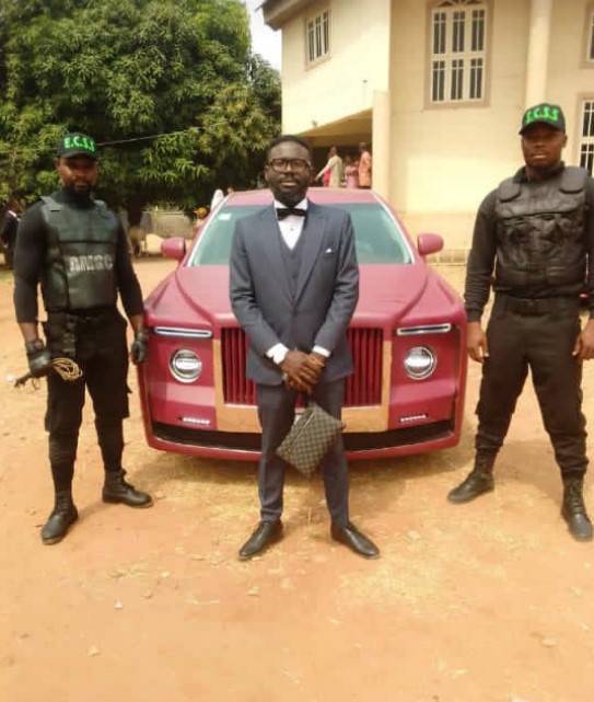 Nigerian man converts his Toyota to luxury Rolls Royce Sweptail