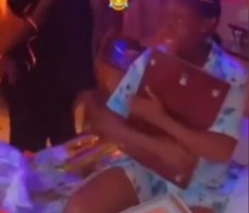 Watch| Lady’s birthday celebration ends in chaos as her 5 boyfriends reportedly show up at her place