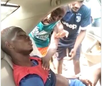 Nigeria Footballer Slumps, Dies On The Pitch