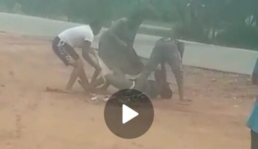 Malawian Family Gang Up To Beat  And Undress A Young Lady Suspected To Be Cheating With Husband