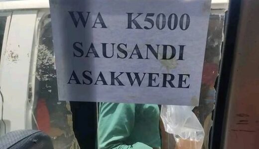 ‘Wa K5000 Sausandi Asakwere’ – Minibus Drivers