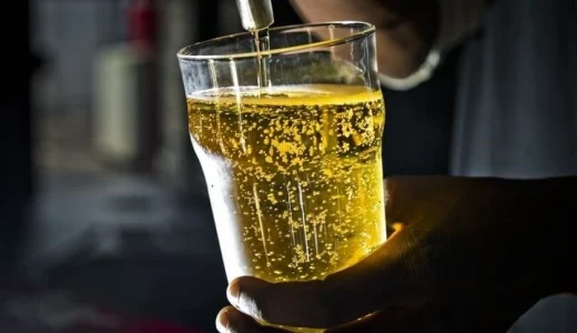 Why people speak english when drinking booze?