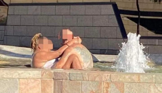 Couple seen “Doing It” in front of restaurant in full glare of the public