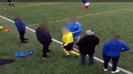 Watch| Horrific Moment A Referee Headbutted A Supporter During A Match