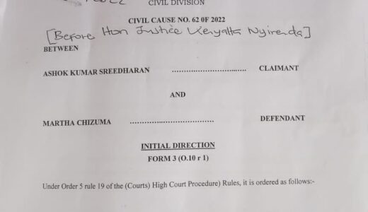 Ashok Kumar sues Chizuma for defamation