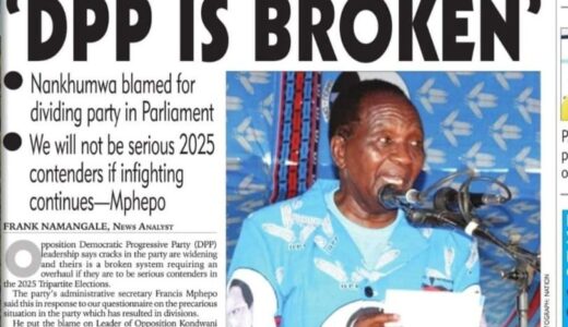 “Francis Mphepo is actually the broken system himself who doesn’t deserve to stand anywhere near DPP”