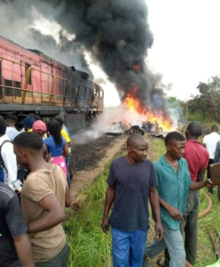 TRAIN DRIVERS BURNT TO DEATH IN ZAMBIA