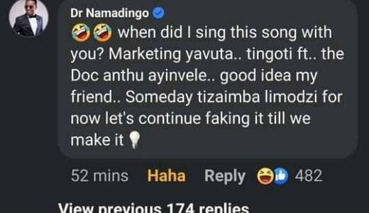 Namadingo Blasts Upcoming Artist Ken B Wazakena Over Fake Collabo