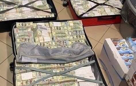 PHOTOS| Ukrainian politician’s wife caught at border trying to sneak $28m, €1.3m cash to Hungary