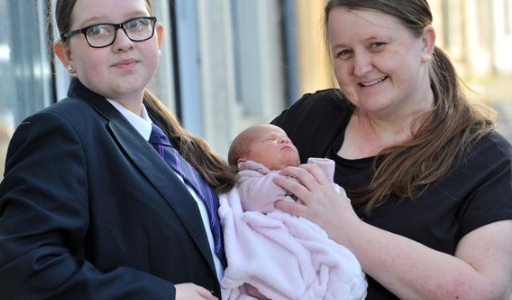 Mum didn’t know she was pregnant until the moment she gave birth in the middle of the night