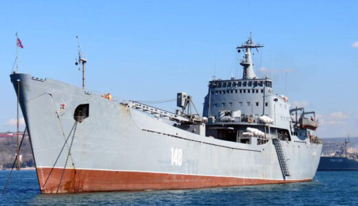 Ukrainian military destroys Russian warship and two other navy vessels in occupied port of Berdyansk (Video)