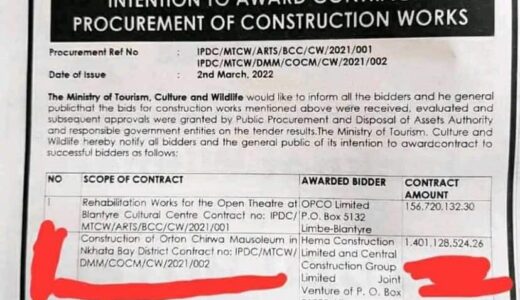 Govt to spend MK1.4 billion in building Orton Chirwa Mausoleum