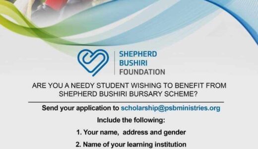 Bushiri Bursary closes Thursday