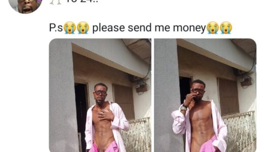 Outrage As Man Pulls His Pants To Expose His Manhood While Begging For Money On His Birthday