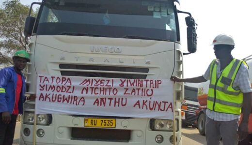 NO RETREAT: Truck Drivers Demos Still On