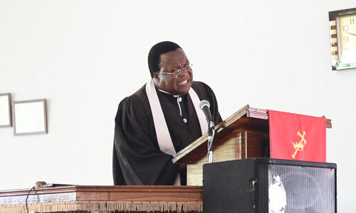 Rev. Mangisa of St. Columba CCAP in SMEs Teachings