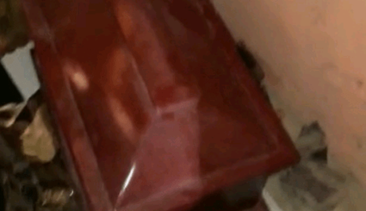 Pregnant Woman Arrested After A Coffin Full Of Human Blood Was Found In Her Room; Husband Runs Away (See Photo)