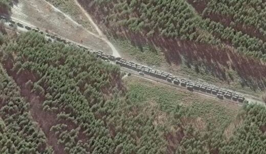 40-Mile Long Convoy Of Russian Military Vehicles Has Dispersed Around Kyiv