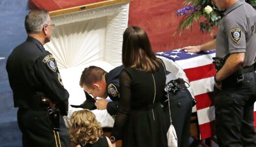 SEE PHOTOS|| State Funeral Of US Police Dog That Served The Country Diligently,Buried With Full Police Honors