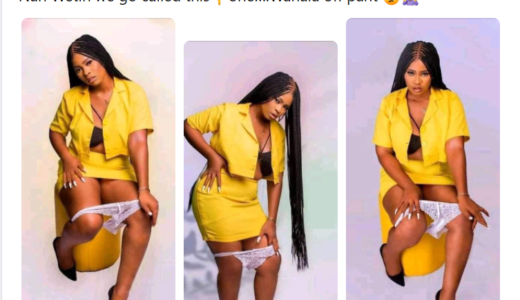 Lady goes viral over photoshoot where she posed in her panties