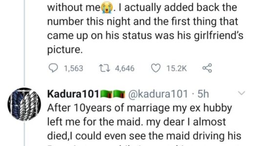 Woman In premium Tears after Husband Of 10 Years Dumps Her For Their Maid
