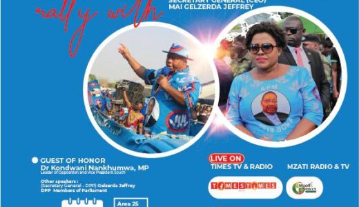 BREAKING NEWS: Over 50 DPP MPs Endorse Nankhumwa’s Sunday Rally
