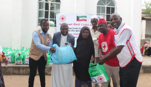 Malawi Red Cross Society Donates Assorted Food Items to Muslims