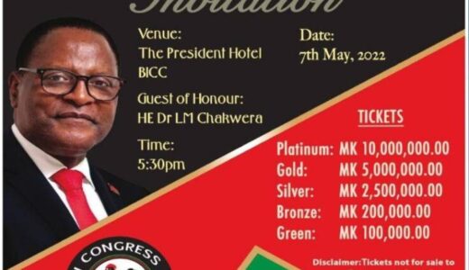 MCP to launder money at fundraiser