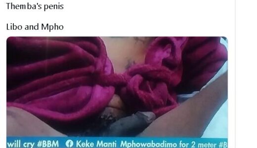 Fans react after seeing Themba’s Manhood (see photo)