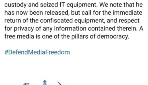 UK, USA Tell Malawi Police to immediately return confiscated equipment from Journalist Gregory Gondwe