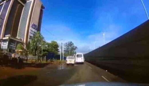 Watch|| Moment rogue driver knocked down 3 people and fled