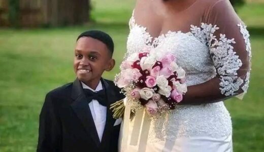 Photos Of An Old Woman Marrying Small Boy Sparks The Internet (See Photos)