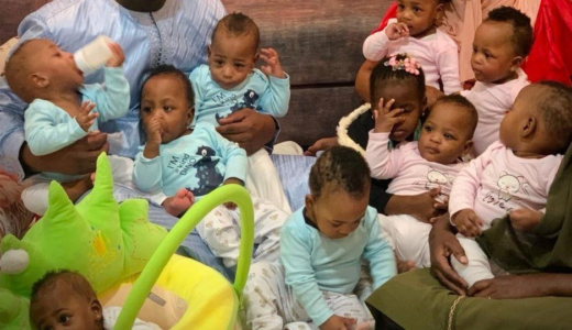 PHOTOS|| World’s Only Nonuplets Celebrate First Birthday in Perfect Health As They Turn A Year Old