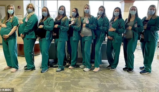 11 medical professionals at one hospital get pregnant at the same time