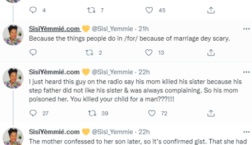 Lady kills her daughter just to satisfy her new husband