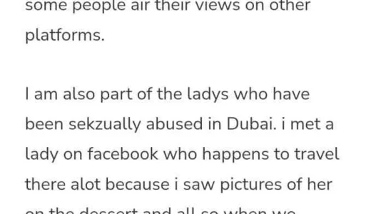 I Eat Human Excreta For $180,000 In Dubai – Ghanaian lady