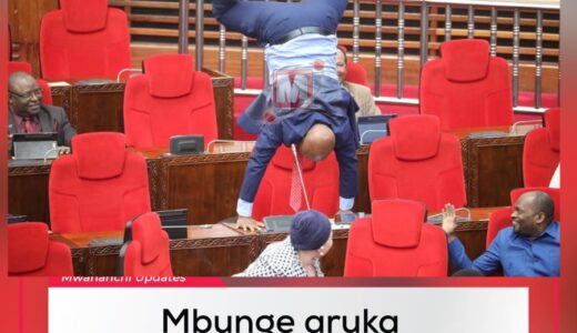 Tanzanian MP Does Handstand To Show Anger Over Poor Roads