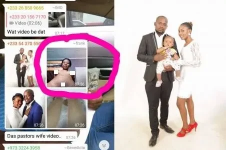 Pastor’s Wife In Hot Soup After Accidentally Sending Her Nu.dE Photos And Videos To Church WhatsApp Group (Screenshots)