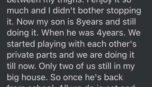 “I Have Been Sleeping With My Son For So Many years”, Single Mother Confesses