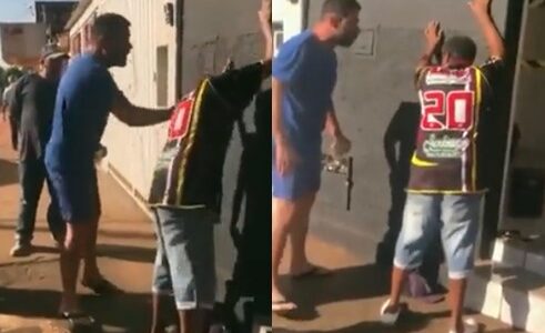 Watch|| Man Gives Brain Resetting Slaps To Thief That Tried To Rob His Wife