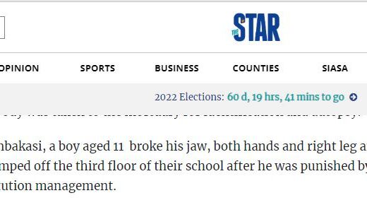 11 year-old Pupil Jumps off The 3rd Floor of Their school After Being Punished by Teachers For Absenteeism