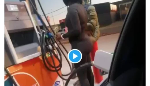 Watch|| Lady Inappropriately Touches Petrol Attendant Causing Stirs In Social Media