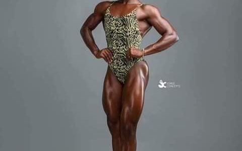 See Photos; Woman Shows Off Her Amazing Well-Built Body