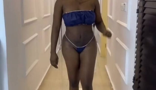 Photos; Nigerian Relationship Expert Blessing Okoro Flaunts Her Bare Butt Days After Plastic Surgery