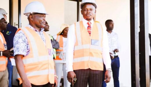 Michael Usi tours Goshen City project of Prophet Shepherd Bushiri