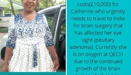 Malawi family in SOS: In Dare need of MK15 million for Catherine Kapiri Mloza diagnosed with brain tumor