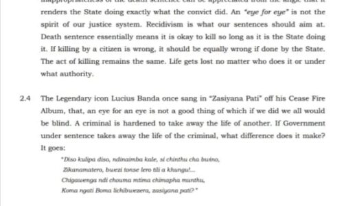 Lucius Banda in court over ‘Zasiyana Pati’ song lyrics