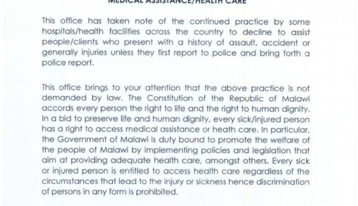 Public hospitals ordered to stop demanding police report from injured patients