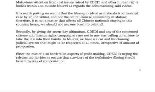 NO RETREAT, NO SURRENDER: CDEDI pushes for arrest of racist Susu